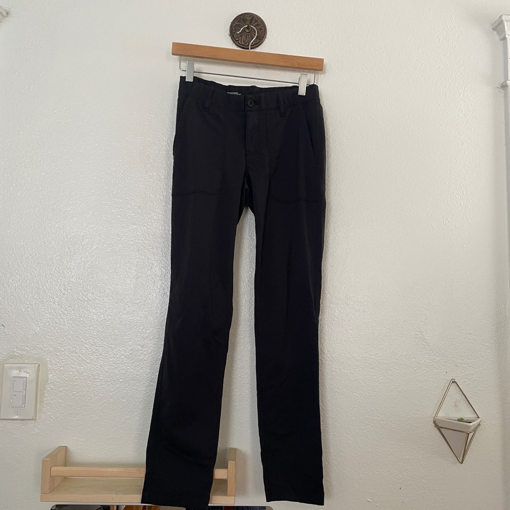 REI Co-op Savanna Trails Pants Womens 0 Petite Black Hiking Outdoor Straight Leg